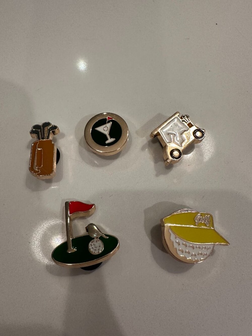 Crocs Uniquely You Jibbitz Golf Charms 5 Pack